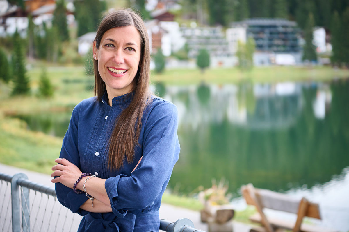 Judith Digel am See Arosa Judith Digel am See Arosa